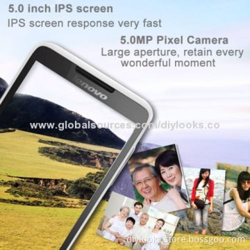 Lenovo A656 4GB White, 5.0 inch Android 4.2 Smart Phone, MTK6589 Quad Core 1.2GHz, RAM: 512MB, Dual